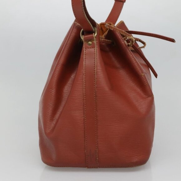 LOUIS VUITTON Epi Petit Noe Shoulder Bag Brown M44103 LV Auth BA3501 - Picture 5 of 16